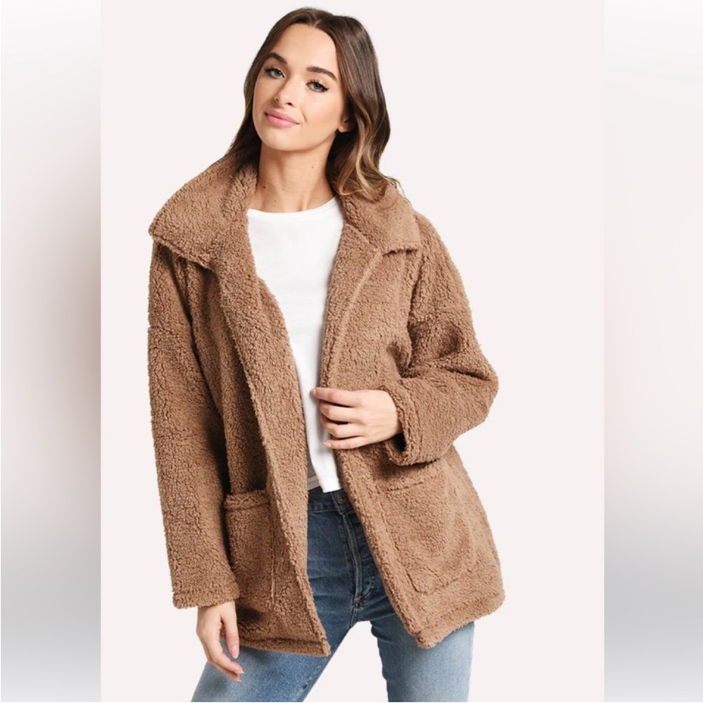Z Supply Cozy Tan Teddy Jacket